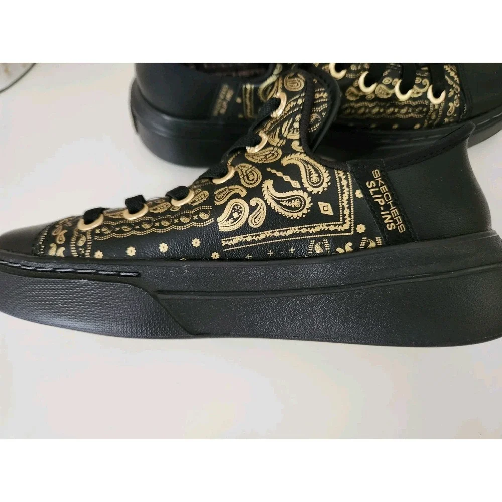 Skechers Premium Slip-ins Snoop Dogg One Double G Mens Black Sneakers Shoes Sz 5